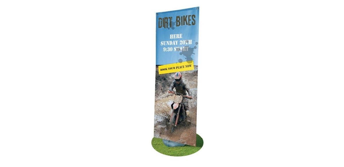 Outdoor Banner Stand 1